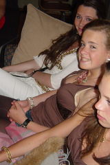 Real amateur upskirt teens party video